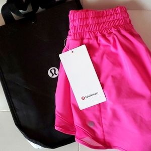 SONIC PINK HOTTY HOT LULULEMON SHORTS!!